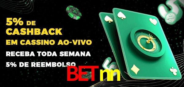 Promoções do cassino ao Vivo betnn